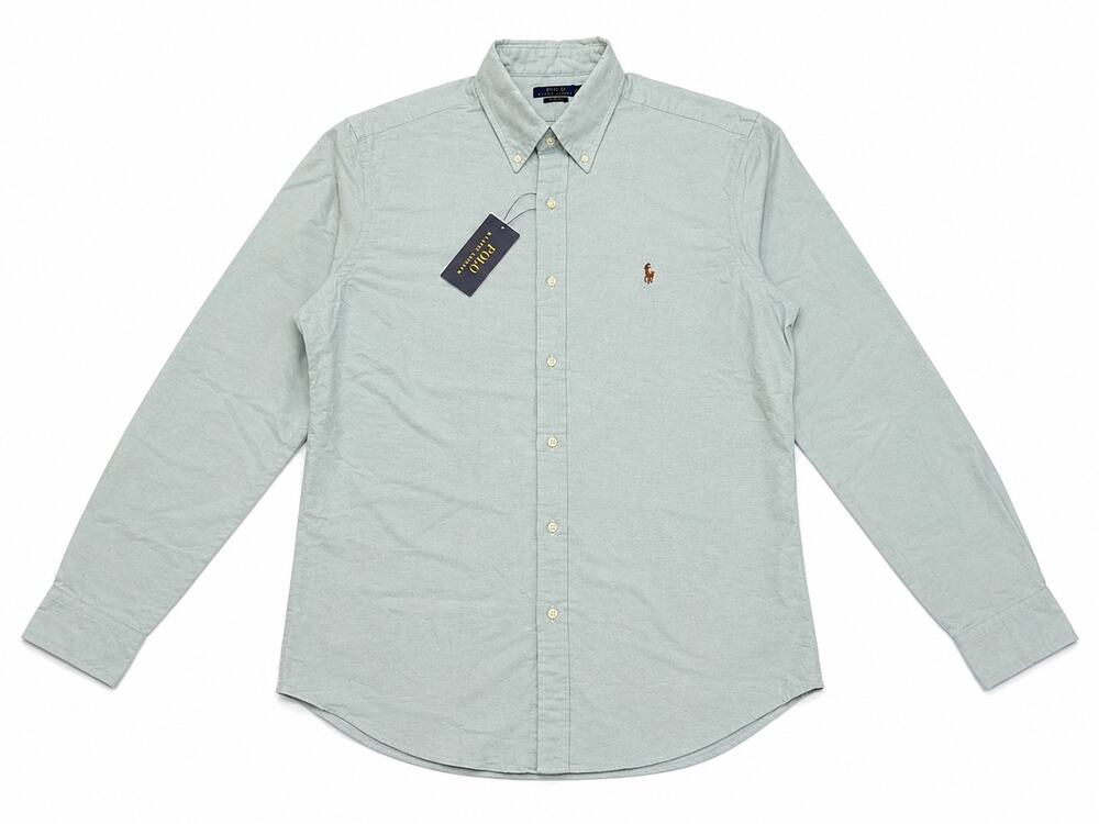 NWT Polo Ralph Lauren Classic Fit Oxford Shirt Green Button Down Men's L